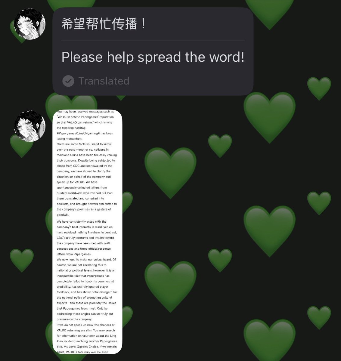 sunita_jad7226's tweet photo. ✨ VALKYRIES !!!✨
W have received a  message from the Valko Weibo super topic organisers !
Let's  stay united and express our love to Valko ! 🩷🐺

#ValkoIsLoved #ValkoIs6thLI #ValkoIsValuable
#ValkoIsInnocent #BringBackValko #BringValkoBack #NoValkoNoInfold https://t.co/ohTBWMzX8p