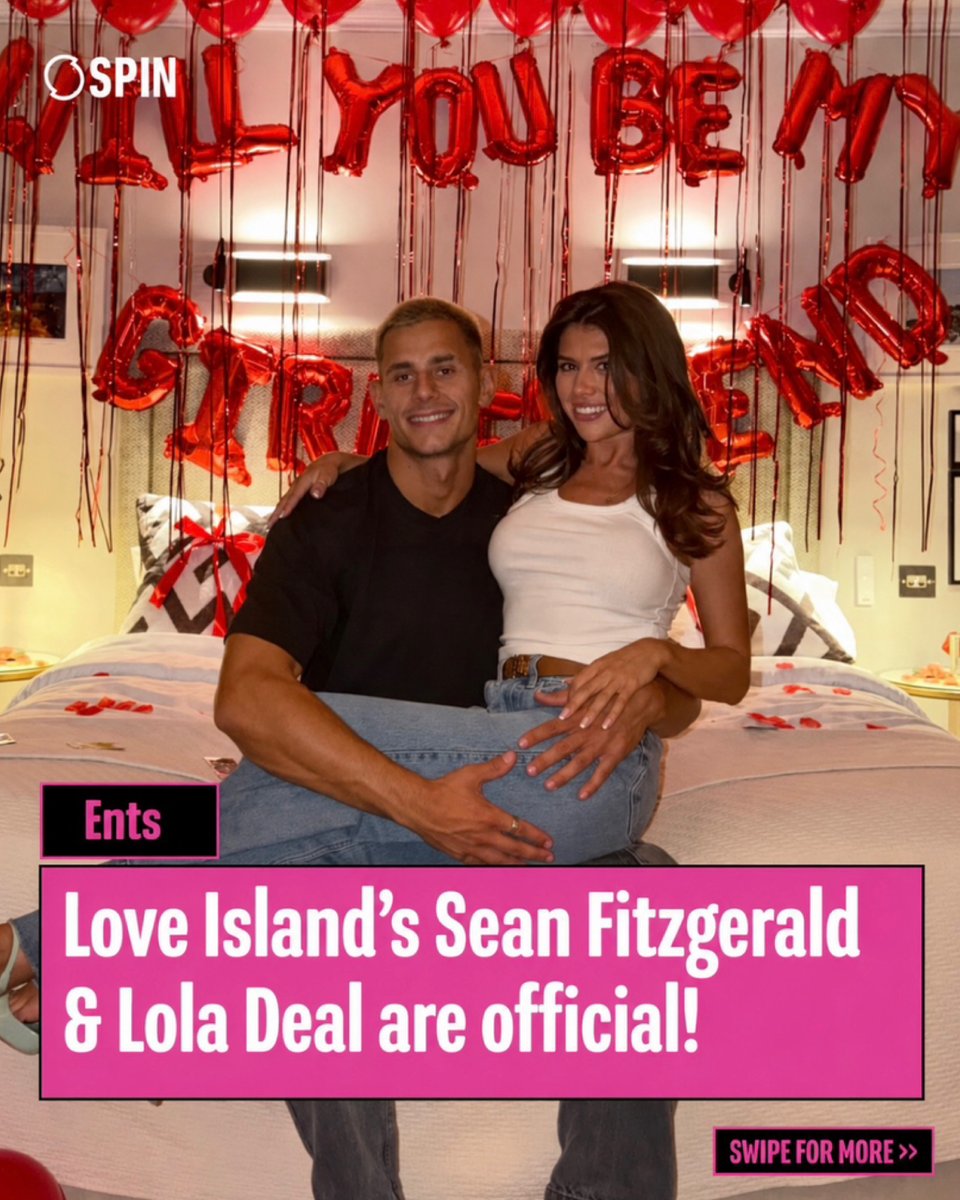SPINSouthWest's tweet photo. Love Island stars Sean Fitzgerald & Lola Deal have taken the next step, making their relationship official! ๐ฅนโจ
Wishing the happy couple all the best as they begin this exciting new chapter together.
๐ท @Fitzy.007
#LoveIsland #LoveIslandUK #SeanFitzgerald #LolaDeal https://t.co/flL8j0pkj0