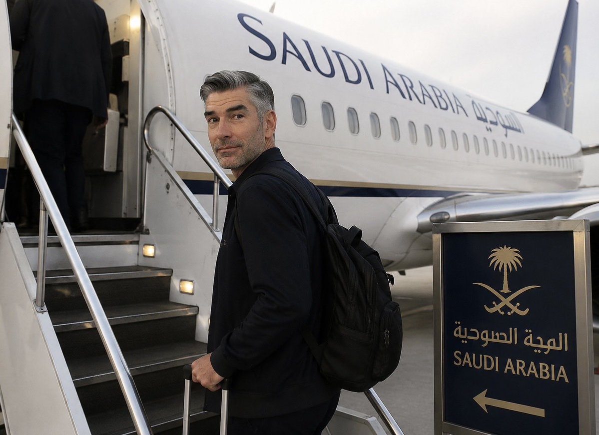 ArrowsRed9's tweet photo. 🚨 MISSING PERSON ALERT 🚨

Name: Richard Hughes
Occupation: Liverpool Sporting Director
Last Seen: Boarding a plane to Saudi Arabia.

Has not been seen since. Numerous football agents have attempted to locate him, but all have failed.
Please contact Liverpool football club if found.