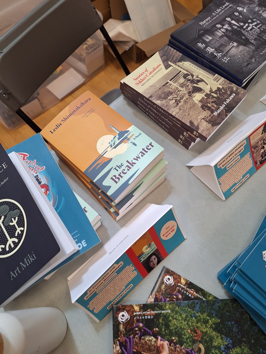 Ex_Lit_Prof's tweet photo. Enjoyed reading from THE BREAKWATER at the Powell Street Festival in Vancouver over the weekend! @cormorantbooks @TRFNews @PowellStFest https://t.co/BLYMQWE6iC