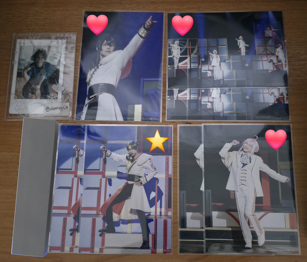 denneyCN's tweet photo. 【交換】あんステ OFF 喧嘩祭 ランブロ 

譲: 画像1と2
敬人 颯馬 英智 渉 桃李 弓弦

求: 画像3参照　1各

あんステ10th 8/8夜、8/9夜前後会場お手渡し希望。画像4をご覧ください。DMで連絡ください🙇 https://t.co/zhYZj3BpZ7