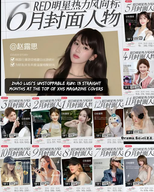 lusiwonii179's tweet photo. another's actress fandom seem upset about Lusi's brand deals, livestream success, coz her LS has the ability to surpass a drama's data but the fact is lusi gained 4.31M followers on a single platform &amp; ranked No. 1 on XHS for 13 consecutive months.
THE ONLY XHS QYUEEN👑
#ZhaoLusi https://t.co/C9NL58vN0n