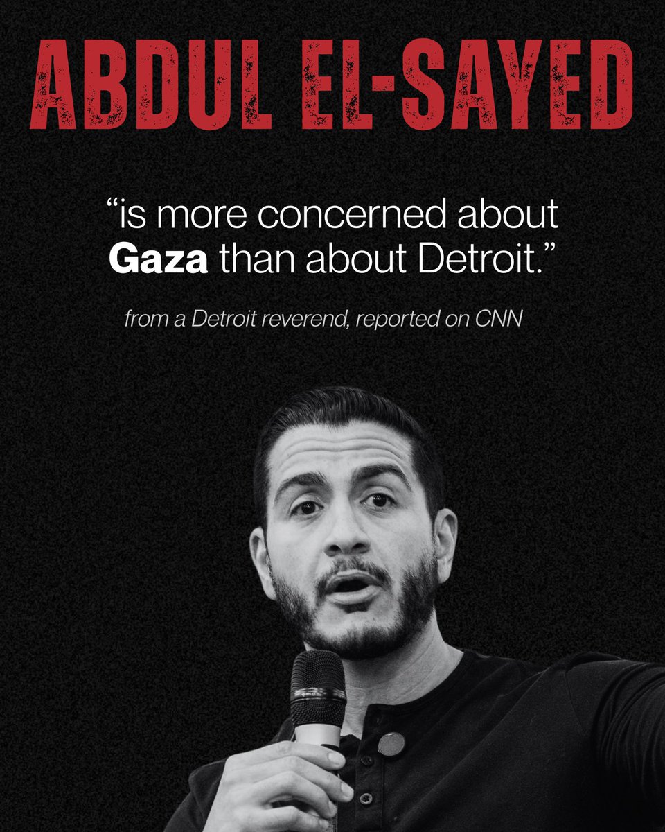 NRSC's tweet photo. Abdul El-Sayed: Middle East before Michigan https://t.co/GLYqHKyEaU