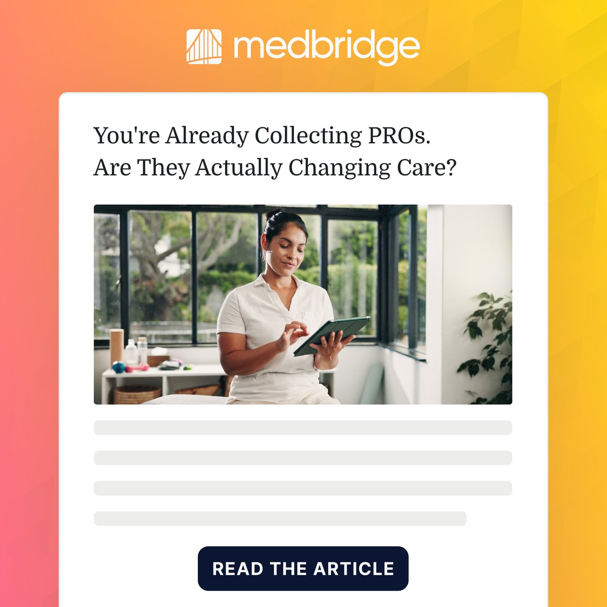 medbridge tweet picture