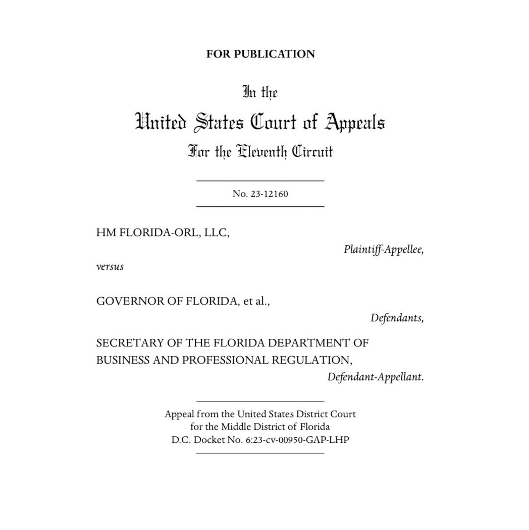 AGJamesUthmeier's tweet photo. Huge victory for our team at the 11th Circuit! After 3 years of litigation, the full court affirmed the constitutionality of Florida’s ban on children attending sexualized drag shows.

Great work by Solicitor General Dave Dewhirst, who argued the case on the state’s behalf! https://t.co/8QqgdNbDdG