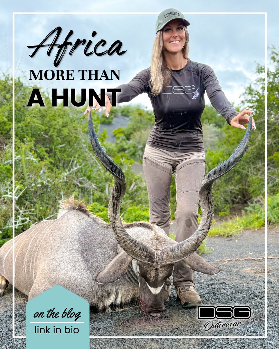DSGOuterwear's tweet photo. Why Hunters Travel to Africa...

For many hunters, an African safari is the adventure of a lifetime. While pursuing iconic species such as kudu, impala, or Cape buffalo is a major draw, the experience offers so much more than the hunt itself.

Read more 👇
https://t.co/7PWSXfUXk0 https://t.co/JqtQZlF87V