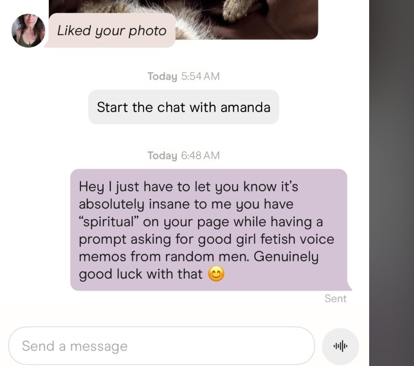 AquariansSoul's tweet photo. Friend - "why can't i find a good girl to date"

Also my friend https://t.co/HBe0mHU7qh