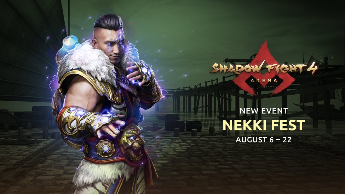 SFArenaGame's tweet photo. Summer festival is open! Raikichi is preparing for his upcoming race on the hottest event of this year! ☀️

Nekki Fest will bring the heat - and Raikichi’s new epic skin along with it - this Thursday! https://t.co/onmQAqgHaO