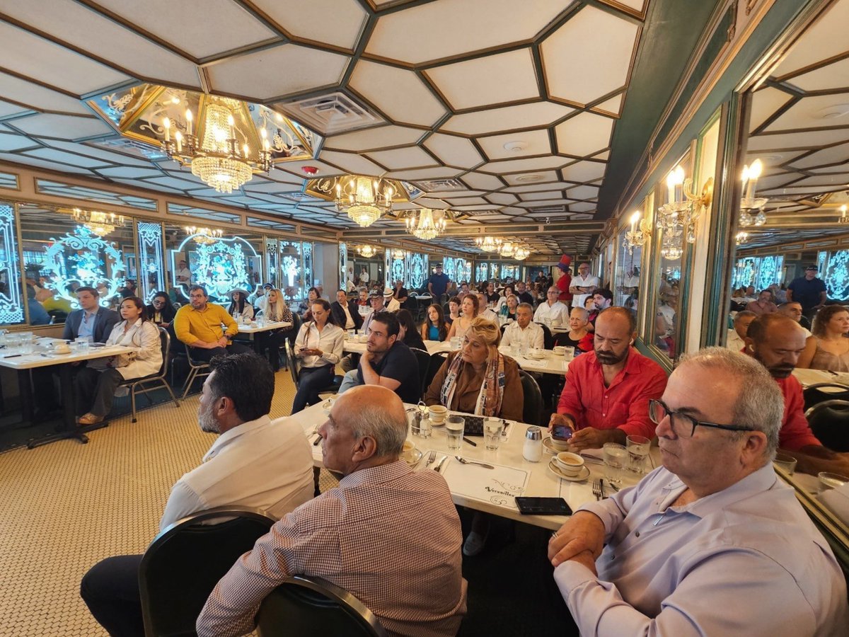 JayCollinsFL's tweet photo. Nothing beats hearing directly from Floridians. 

Thank you to everyone who joined us in Miami-Dade this morning at Versailles for breakfast, conversation, and an engaging discussion about the future of Florida. 

Your support and your ideas mean a great deal to me. https://t.co/4NFPHNH1l8