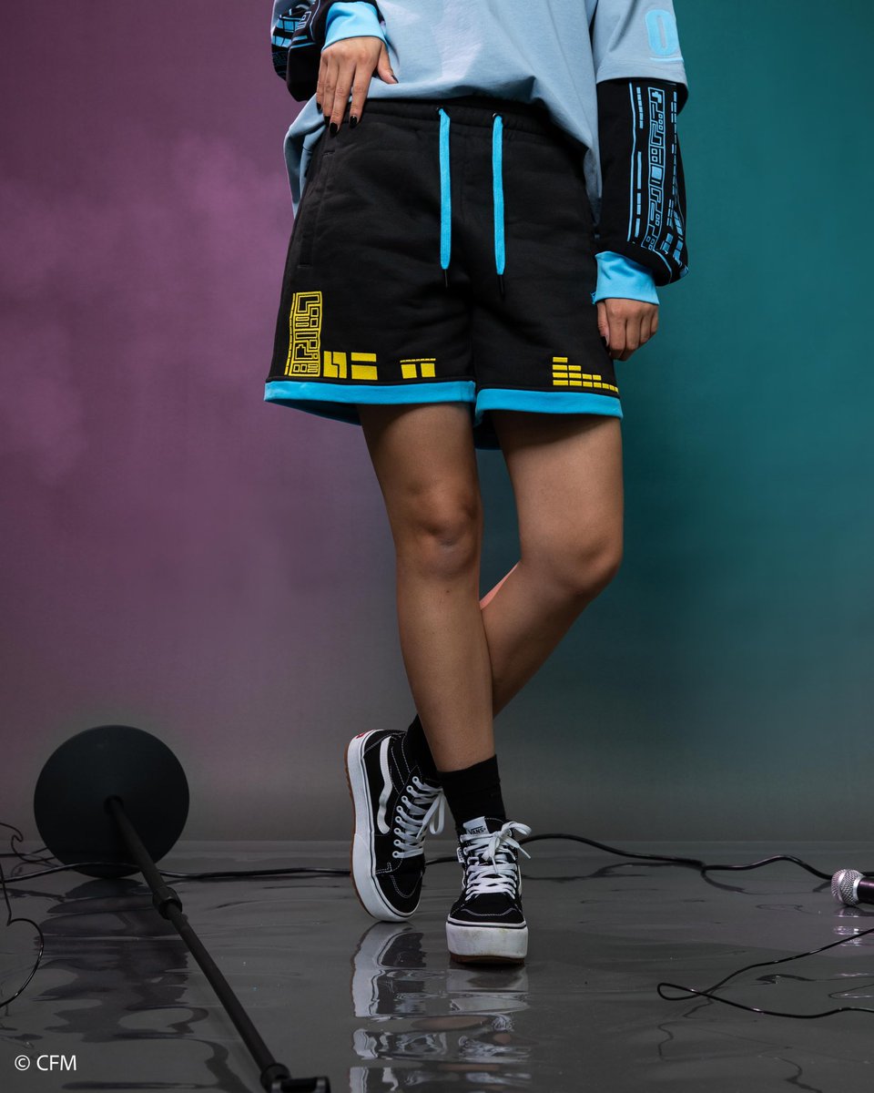 HandsSteady's tweet photo. Hatsune Miku - Hatsune Miku Shorts 

Our Hatsune Miku Collection will be available this Friday 8/7 at 5pm est!

Text MIKU to 49469 for early access on the drop and updates on future collections!

Only available in the US &amp; CAN!
© CFM https://t.co/EgGHuxdRw5
