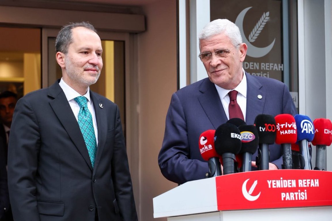 gokceekatuun's tweet photo. İçeriği bilinmeyen ‘Çerçeve Yasa’ tasarısına imza atmayacağını açıklayan partiler:

- İYİ Parti
- Yeniden Refah Partisi https://t.co/vgHcm7f6DX