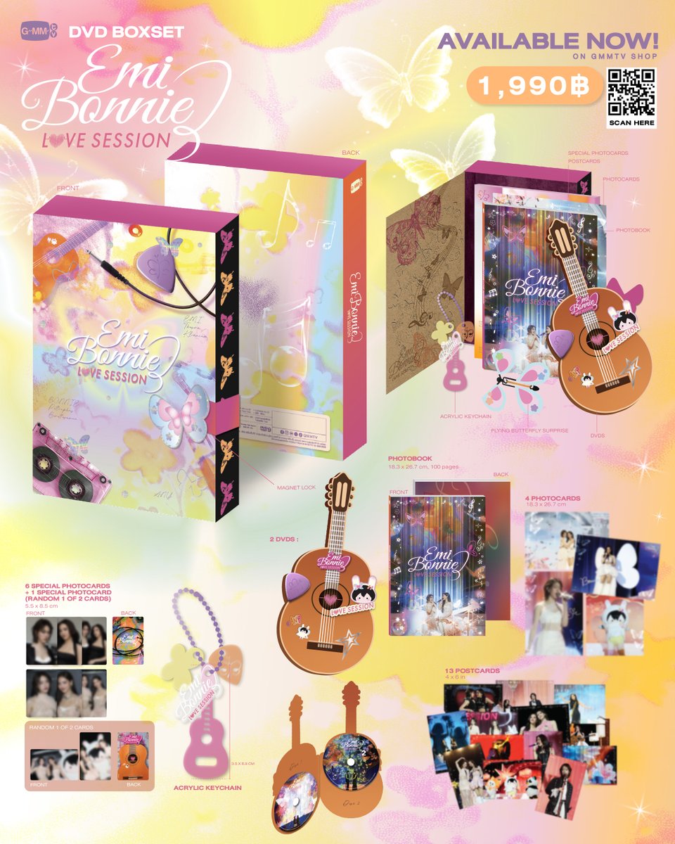 GmmtvShop's tweet photo. AVAILABLE NOW! DVD BOXSET EMI BONNIE : LOVE SESSION ON GMMTV SHOP

สั่งซื้อที่นี่ / Order Here
https://t.co/EkkCdzrvkq

#EmiBonnieLoveSession
#GMMTV https://t.co/lE4OZp68t8