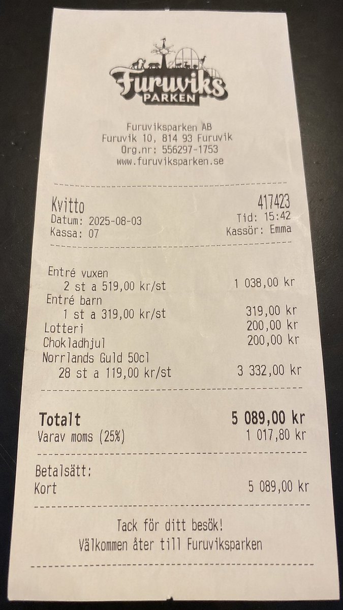 KRLundgren's tweet photo. Vidrigt att det ska vara så dyrt för en barnfamilj med en heldag i nöjesparker. https://t.co/VLuJg92G59
