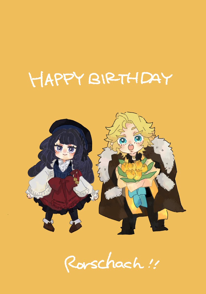 mozuost's tweet photo. happy birthday2026!! Rorschach🦁

現代ロカver.

#時空の絵旅人 #ForAllTime #絵旅人_FA #ロカ誕生日　#ロカ生誕祭2026 #时空中的绘旅人 #罗夏 https://t.co/FHnd2DYZba
