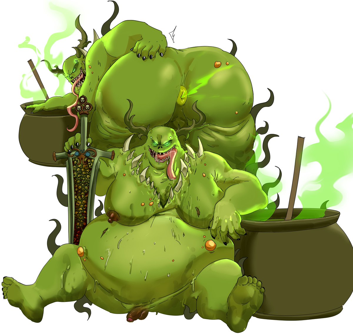 KunKinpaka's tweet photo. nurgle whm40k https://t.co/YM0lbjirt4