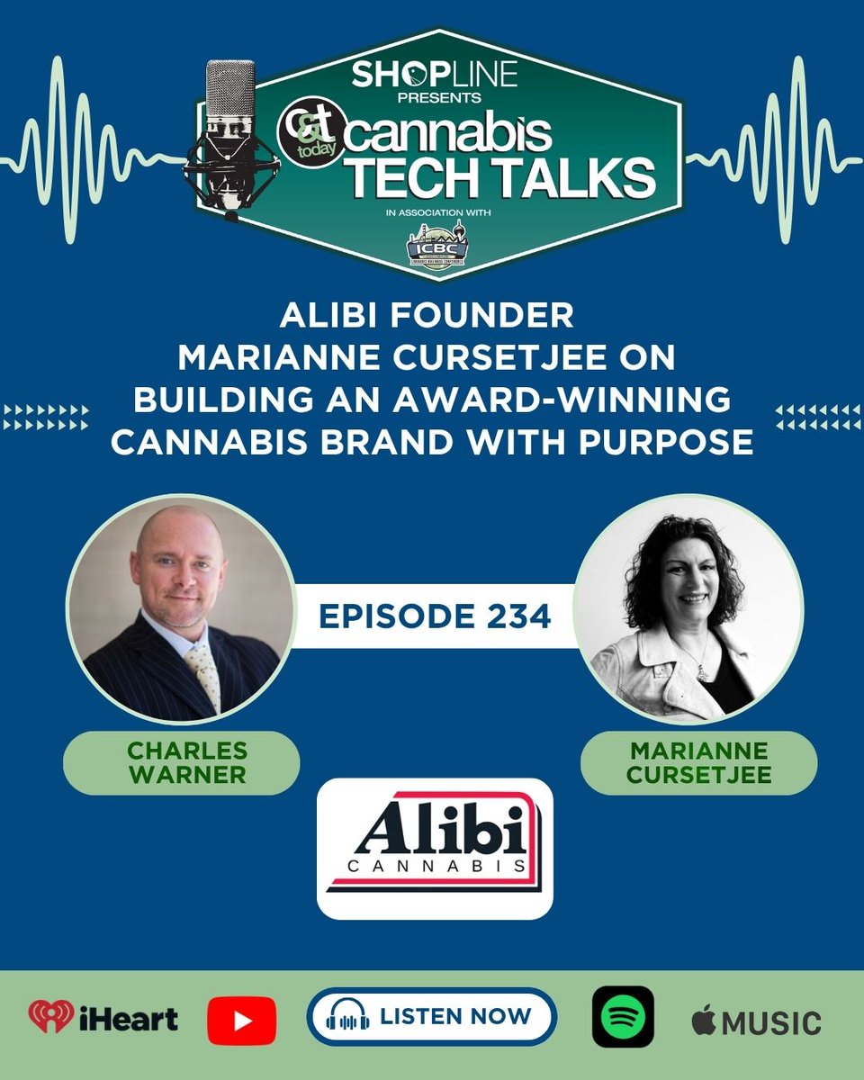 cannatechtoday's tweet photo. Recorded live at @IntlCBC Berlin 2026, @chucko24 sits down with Marianne Cursetjee, founder of Alibi, to discuss how a battle with cancer inspired one of cannabis' most respected brands.
🎧 Listen here: https://t.co/A8shBjIwPl
#Cannabis #Podcast #NewYork #Oregon #ICBC https://t.co/YhGpESiFti