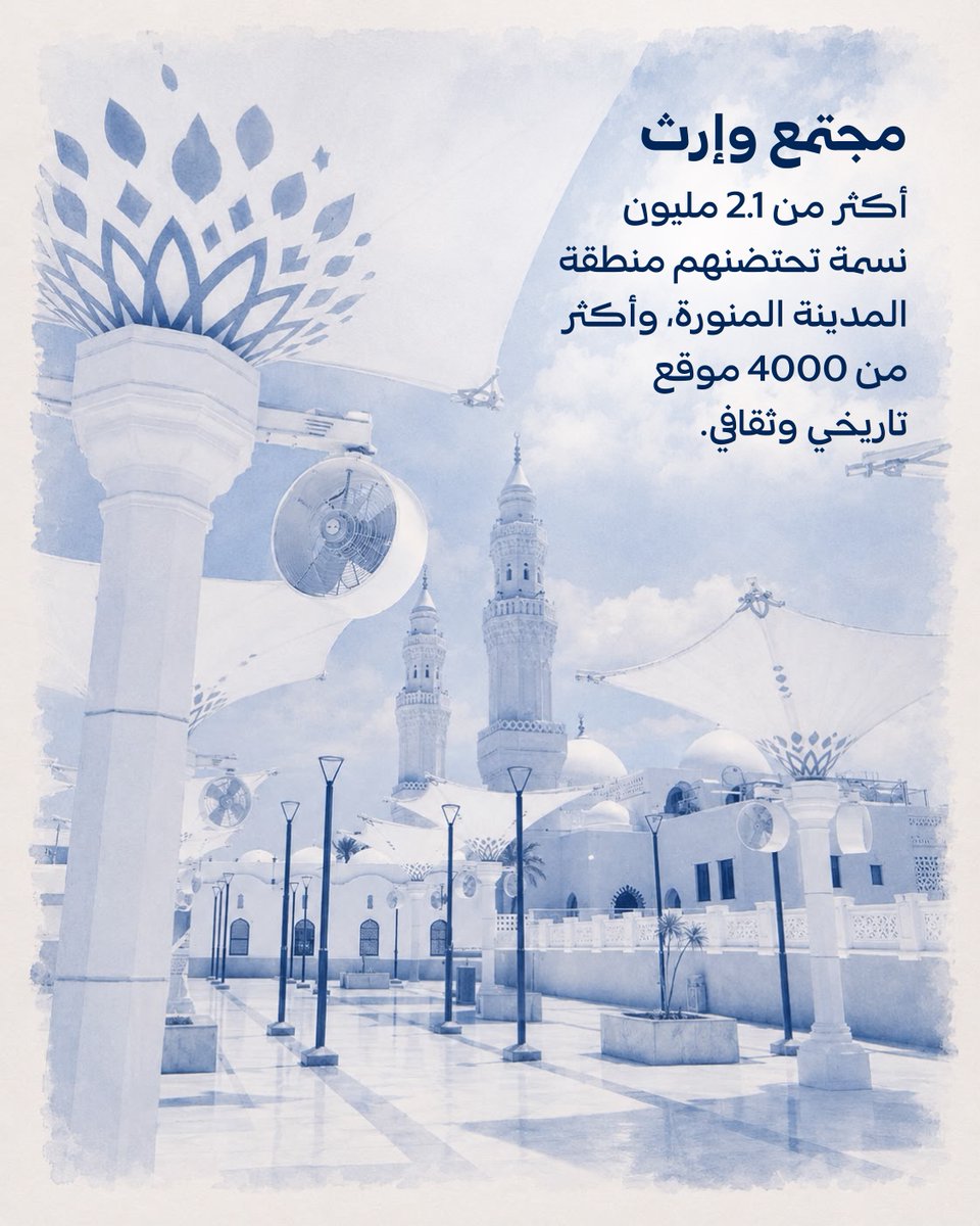 CGCSaudi's tweet photo. توازن حضري أصيل؛ كيف نظمت المدينة المنورة علاقتها بالمكان والحركة والاستدامة؟