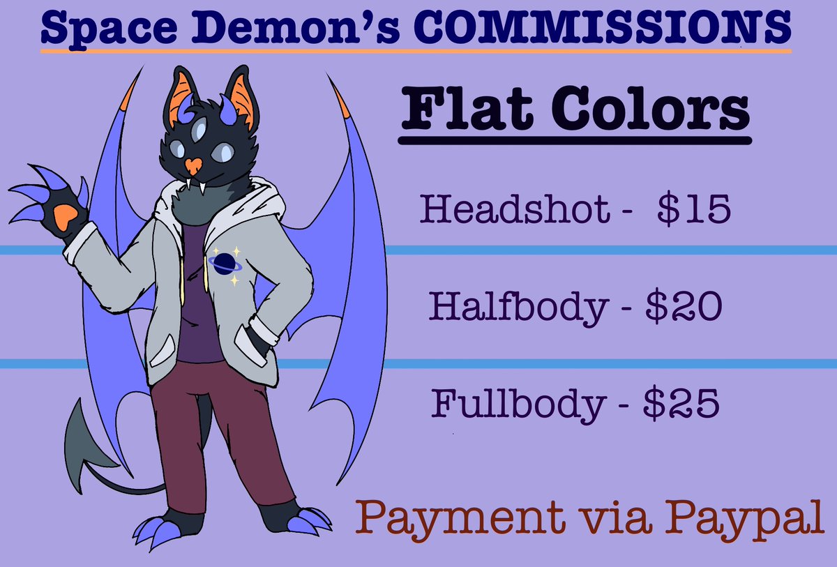 Space_Dem0n's tweet photo. COMMISSIONS ARE OPEN!!!!
Want art of your guy? A furry badge? You should commission me! https://t.co/efAznqMLHL