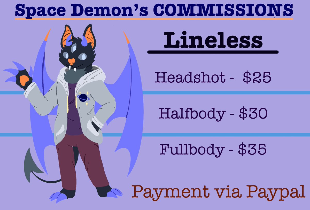 Space_Dem0n's tweet photo. COMMISSIONS ARE OPEN!!!!
Want art of your guy? A furry badge? You should commission me! https://t.co/efAznqMLHL