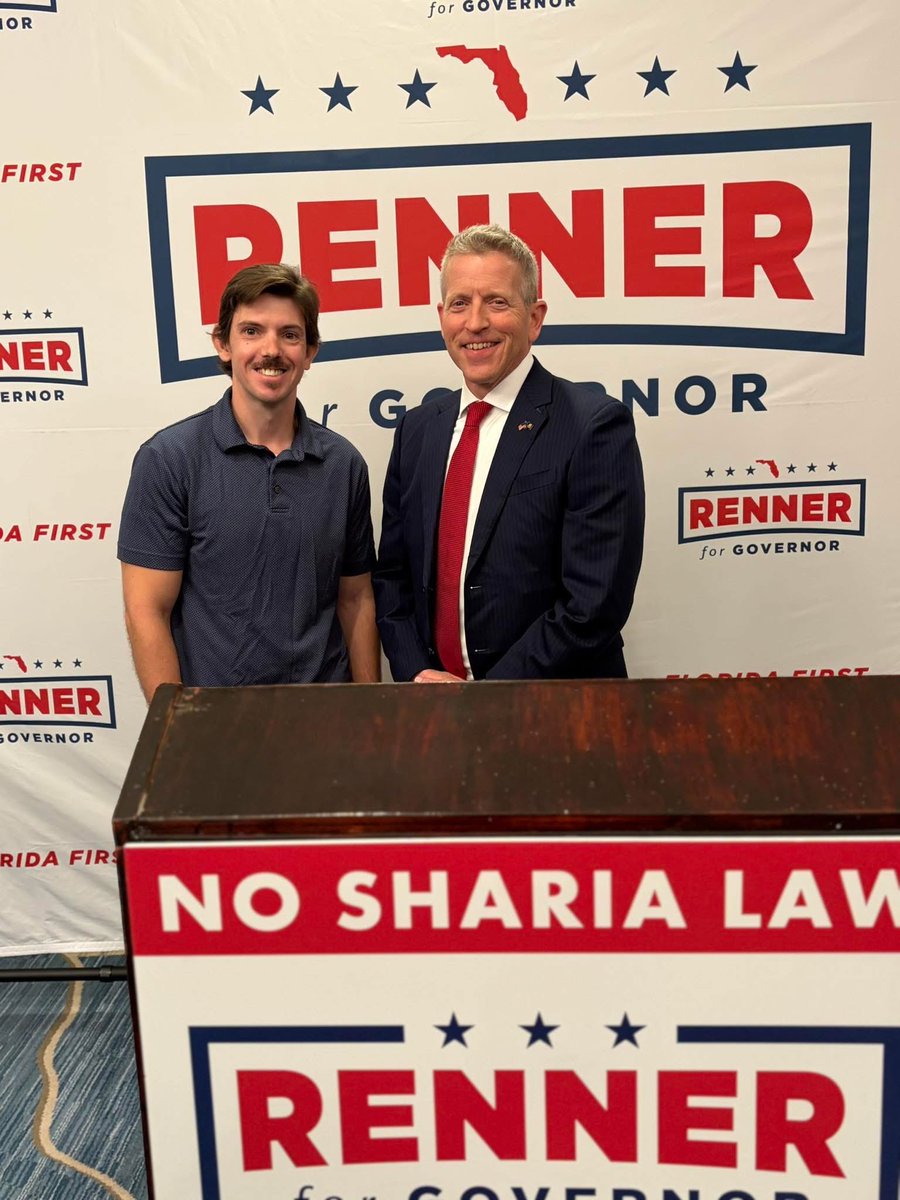 Molnar_Politico's tweet photo. Vote Paul Renner for Governor on August 18th! #FloridaFirst https://t.co/5PlGQkG3Fs