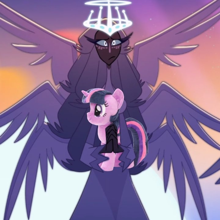 dumbAstersheep's tweet photo. Have Serafixation and ponyfixation at one point it felt like this. Emily gave her stress hug toy https://t.co/BNdWUM02Qi