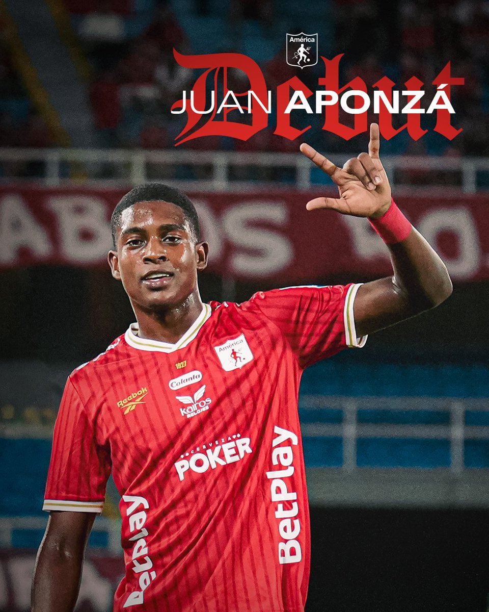 AmericadeCali's tweet photo. 🥺 𝐔𝐧 𝐝í𝐚 𝐩𝐚𝐫𝐚 𝐠𝐮𝐚𝐫𝐝𝐚𝐫 𝐞𝐧 𝐞𝐥 𝐜𝐨𝐫𝐚𝐳ó𝐧. ❤️ 

Juan Aponzá escribió la primera página de su historia con estos colores. 👹 https://t.co/LdnO50SZtl