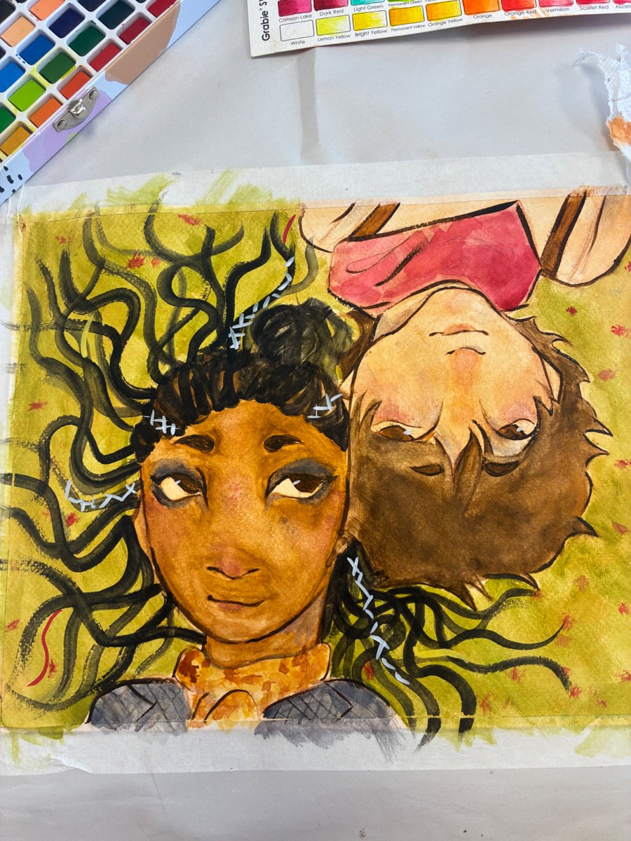 CasTheEVIL's tweet photo. finished piece ! #hadestown #jackwolfe #morgandudley ♥️♥️ https://t.co/B177xCxddH