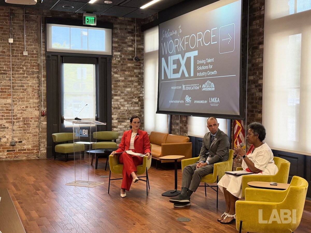 LABI_biz's tweet photo. WorkforceNEXT is off to a fantastic start as business, education and workforce leaders come together to tackle one of our state's biggest opportunities: building the talent pipeline Louisiana needs to compete and grow! https://t.co/qljltA5w0Z