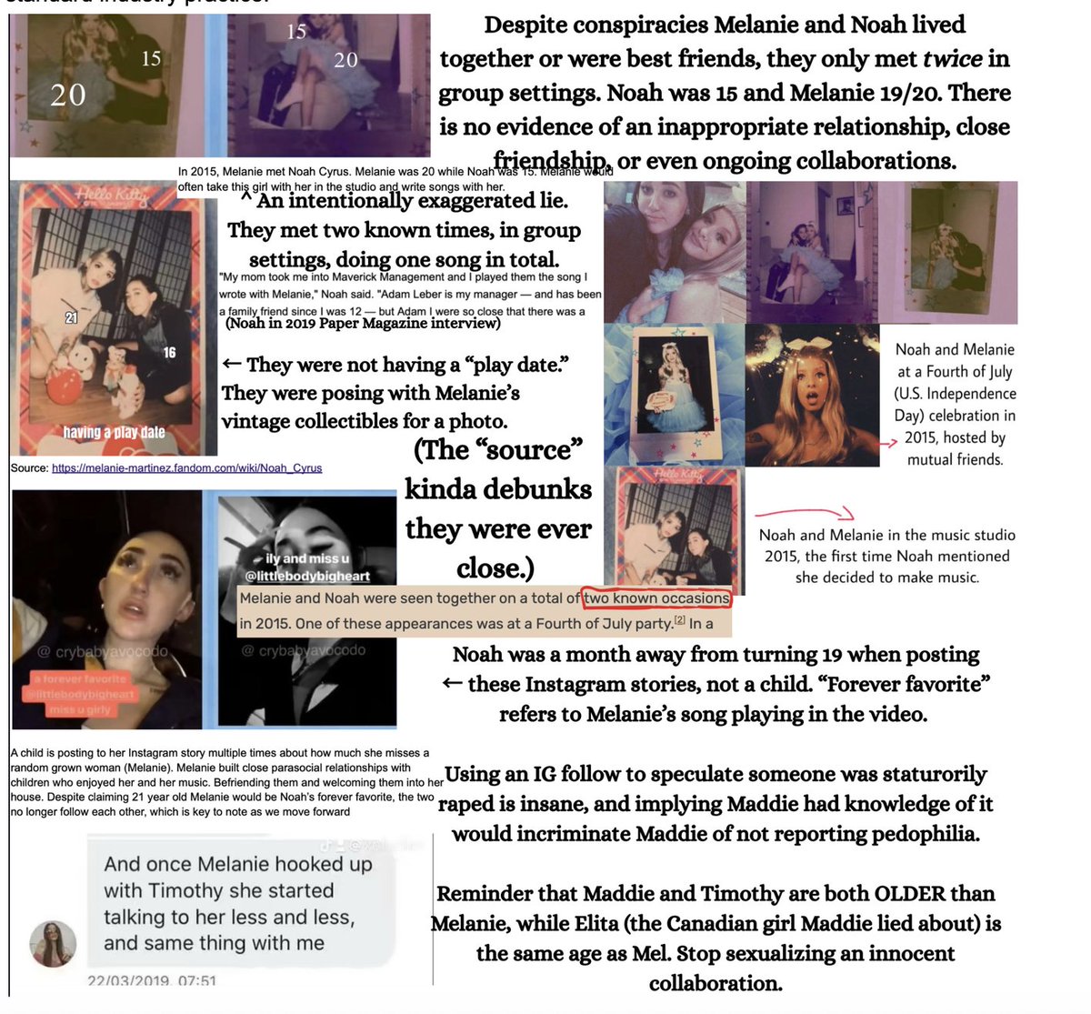 arealskeleton's tweet photo. @TinasheOlaf @countessriot don't pull the "(not saying Lucy is)" when the beginning of your doc literally begins with a clear implication that melanie statutorily raped these two girls, over-exaggerating her closeness to them and implying maddie knew but kept quiet?? very weird https://t.co/irZ50J9rA2