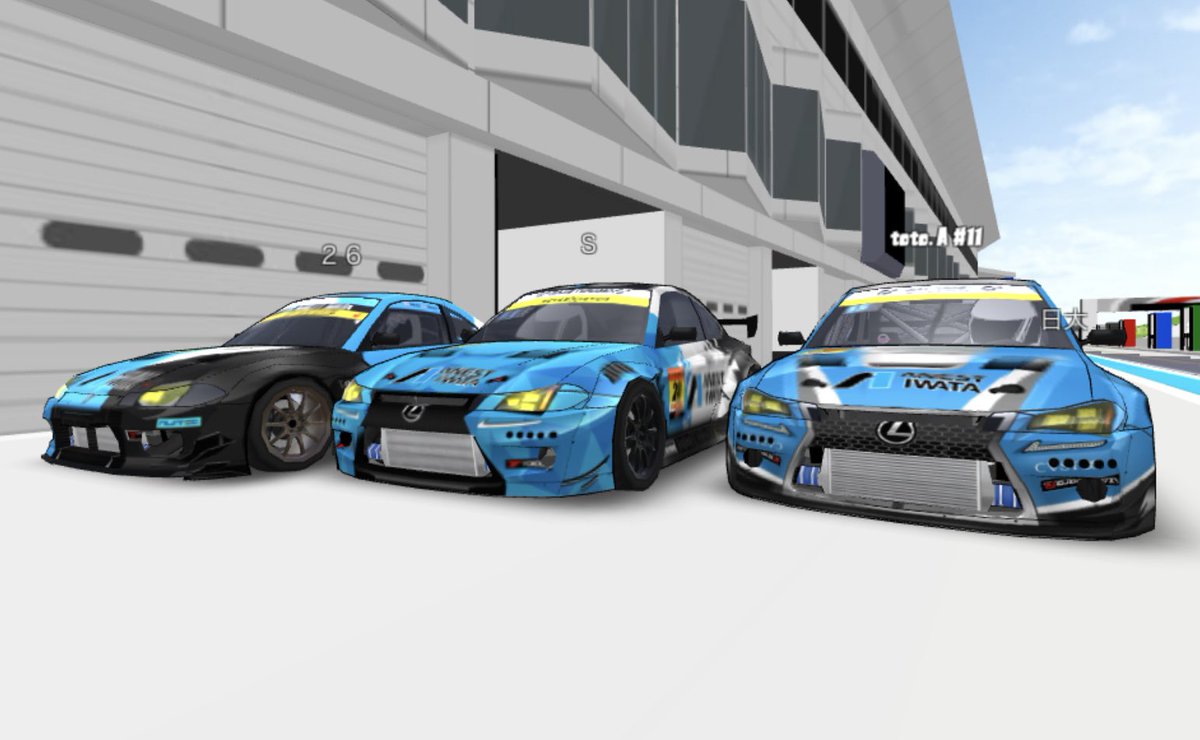 soma_Racing's tweet photo. アネスト3兄弟 with totoさん(@toto_FRlegends)
 #frlegends #supergt https://t.co/6HXTR7JaIY