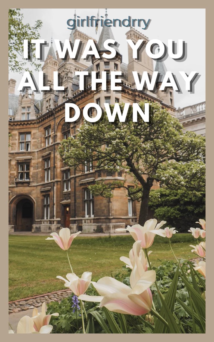 melsffbc's tweet photo. EPUB covers for: it was you all the way down by girlfriendrry

Fic: https://t.co/VbtRdez77p

Tumblr post: https://t.co/YlM9h8ymjz https://t.co/xUVlgEI6Fy