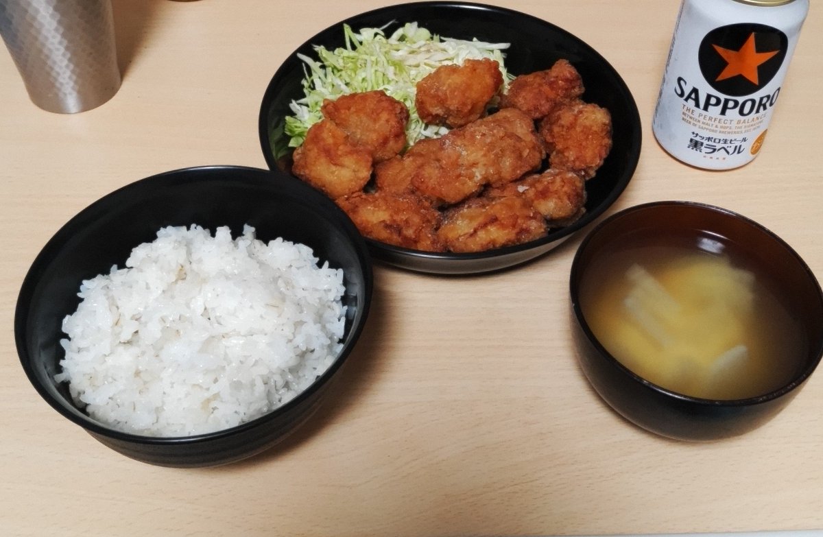 sarutama2003's tweet photo. #今日のさるごはん
唐揚げ定食(*´￢｀๑)

さる https://t.co/f6IO8J8ZYv