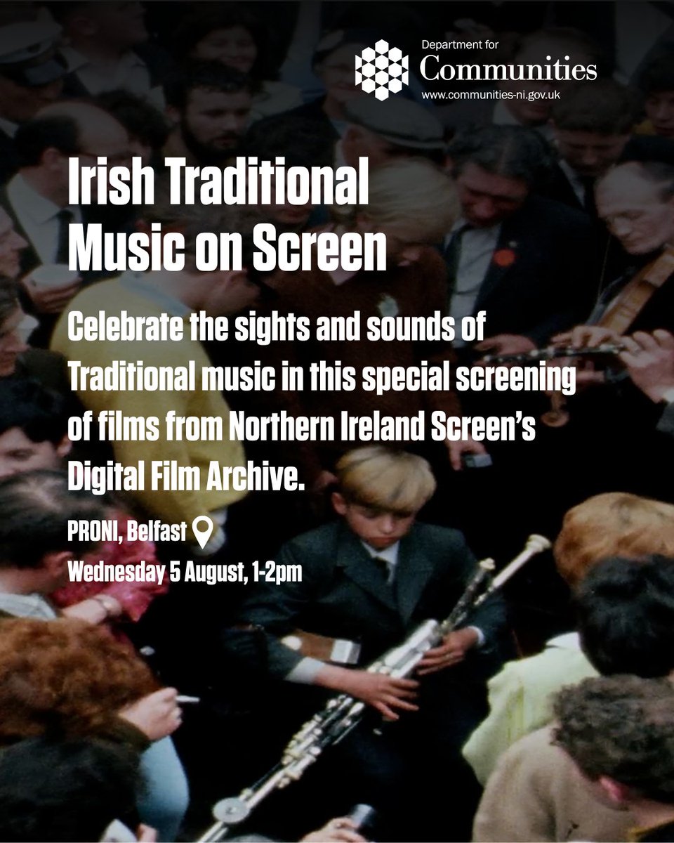 CommunitiesNI's tweet photo. The world’s biggest showcase of Irish music and culture has arrived in Belfast! 🎻🪕

From now until 9 August 2026, experience the incredible energy of Fleadh Cheoil na hÉireann (@FleadhCheoil) with a massive line-up of lively events and activities planned across the city. 🎶 https://t.co/dXLMyWcWmu