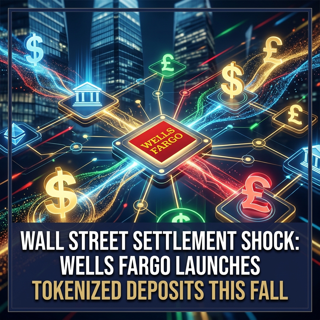 CryptoInBlock's tweet photo. Wells Fargo launches tokenized deposits this fall, joining JPMorgan and Citi in modernizing Wall Street settlement. The service enables 24/7 USD-to-GBP corporate payments on proprietary blockchain with plans to expand globally in 2027.
#Tokenization #BlockchainBanking #DigitalFinance