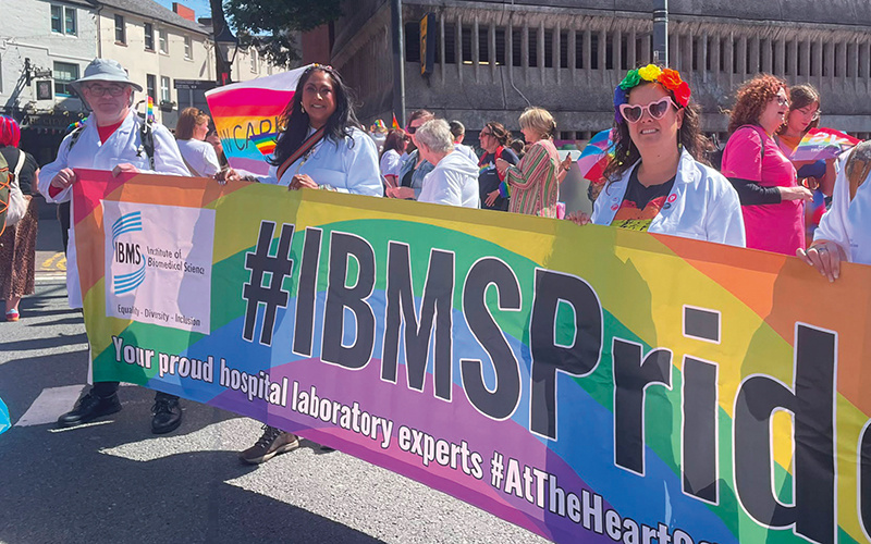 IBMScience's tweet photo. Saturday 13 June saw the return of Pride Cymru to the streets of Cardiff. Pride Cymru is a volunteer-led charity that works to promote the elimination of discrimination, be it on the grounds of sexual orientation, gender, race, religion or ability. 

Hayley Pincott, STEM Ambassador Programme Co-ordinator at See Science/Gweld Gwyddoniaeth, writes about representing the profession at the event: https://t.co/WVKDeOTgyI