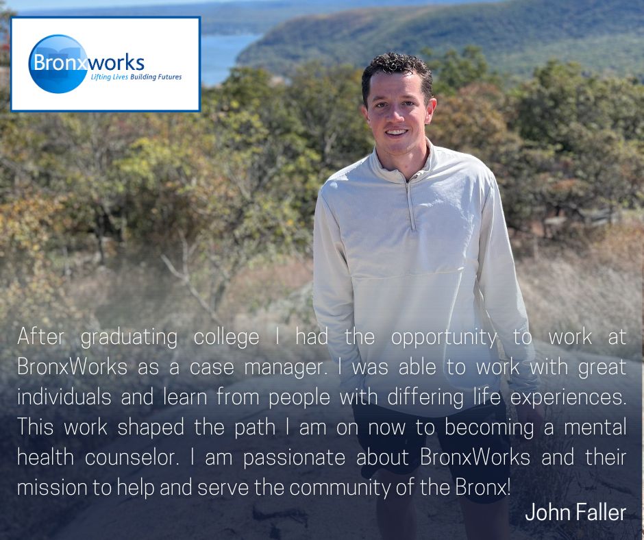 BronxWorks's tweet photo. #TeamTuesday John Faller is excited to run for #TeamBronxWorks in the 2026 #TCSNYCMarathon on Sunday, November 1! Help him make a big impact for children and youth in the Bronx by supporting his fundraising efforts! Donate at https://t.co/aeSK3xajIS. https://t.co/4CIttnadRO