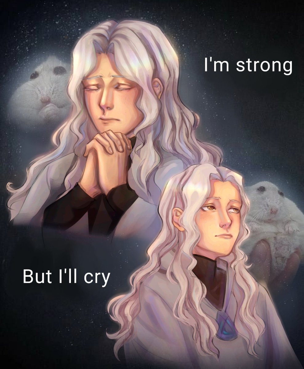 Aini_ni74's tweet photo. Gonna re-up some Tumblr memes I made xD
Just quick sketches 
#AFKjourney #art #Merlin #Morgan https://t.co/cv7SQyozJx