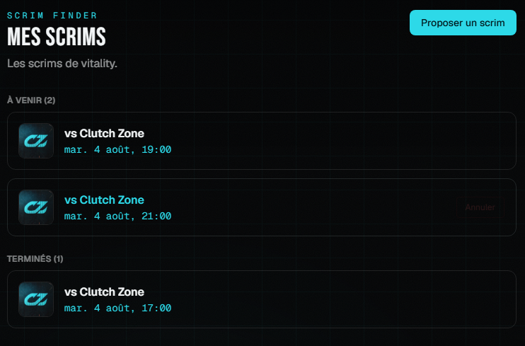 ClutchZoneGG's tweet photo. Retrouve tes scrims qui arrivent, mais aussi les anciens 🙌 https://t.co/ubLVIO4vPd