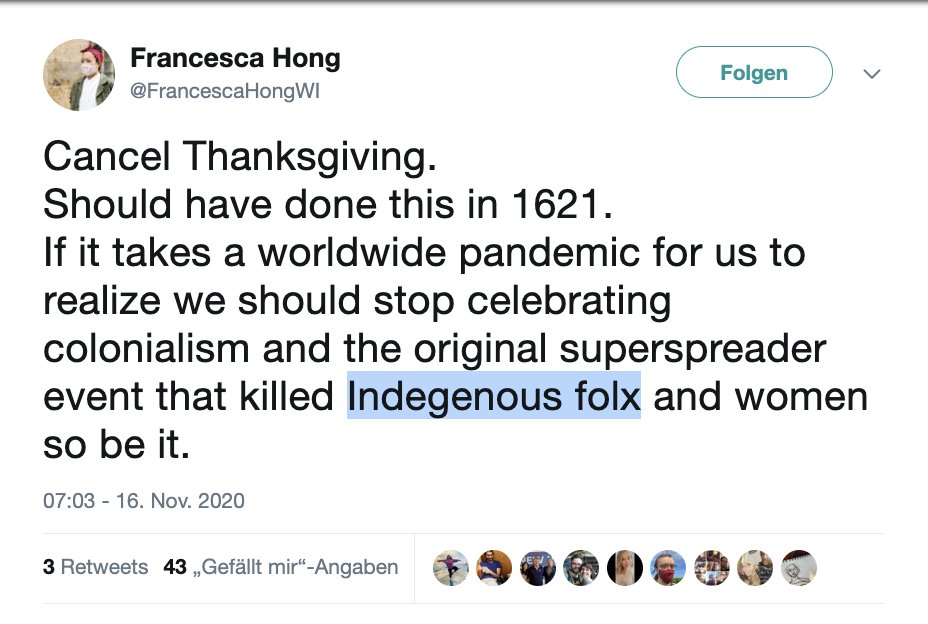 KFILE's tweet photo. the cancel thanksgiving tweet has layers https://t.co/tfHklxODuJ