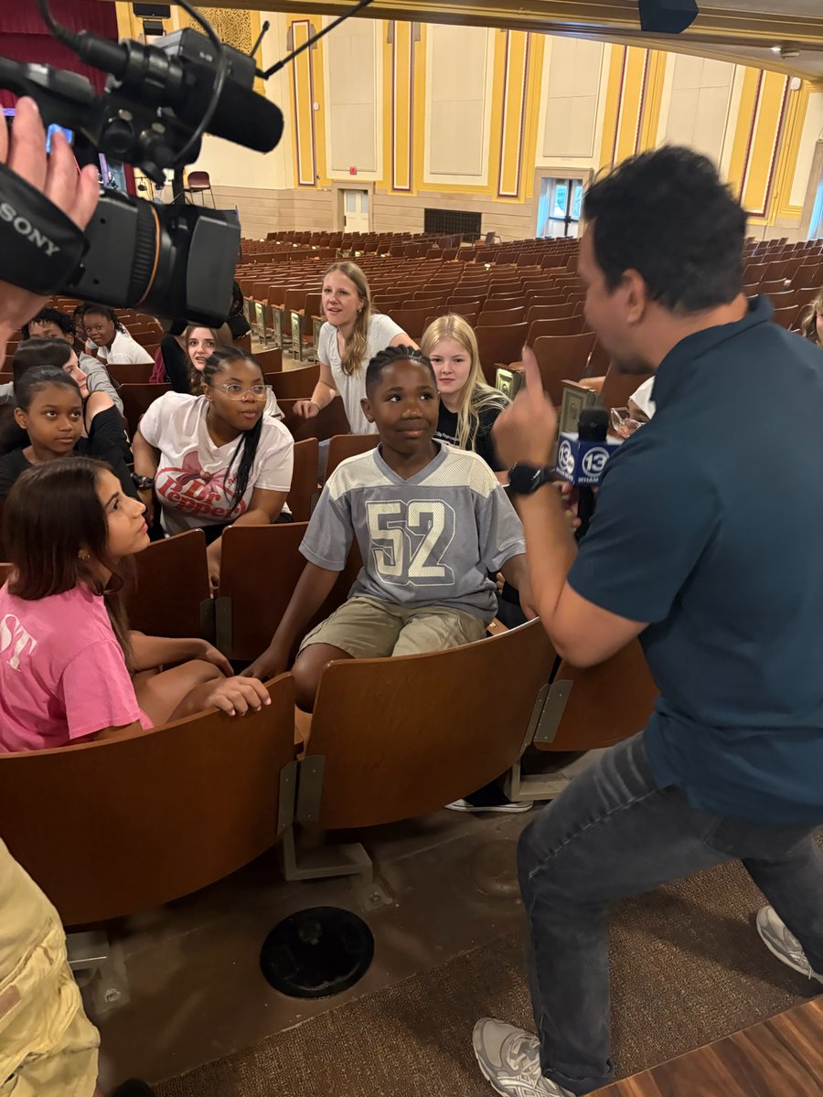RCSDNYS's tweet photo. They're creepy, they're kooky... and they're ready to take the stage! 100 RCSD students are bringing The Addams Family to life, and they were featured on Good Day Rochester! 👀 Catch the show Aug. 6 or 7 at 10 a.m. or 7 p.m. 

#ONERCSD https://t.co/5oP65SNRkE