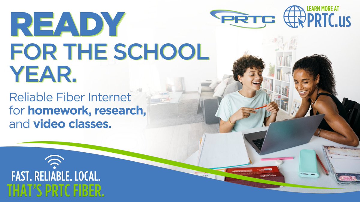 PalmettoRural's tweet photo. School is back in session, and reliable Internet is more important than ever. From online research to video lessons, PRTC Fiber helps students stay connected and ready to learn.
📚 Learn more at https://t.co/BXlRSRPDO4
#BackToSchool #PRTC #FiberInternet #ConnectedLearning https://t.co/5ciykmOAVi