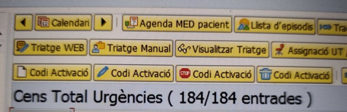 UrgenPSMar's tweet photo. 04/08/2026
184 pacients a Urgències de l'Hospital del Mar de Barcelona 
65 superen les 24 hores, dels quals 23 superen els 80 anys 
El més antic supera les 149 hores
Pacient de 90 anys, supera les 83 hores
Cap d'ells és familia de gerents i gestors de @govern i @salutcat https://t.co/bwQ7dar8CD