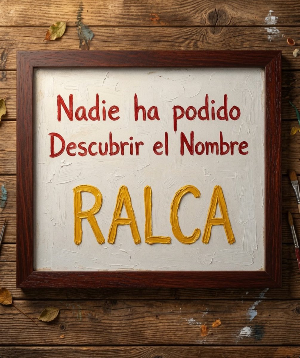 AlejoPrieto29's tweet photo. Nadie ha podido Descubrir el nombre RALCA https://t.co/RgpmF4jwXh