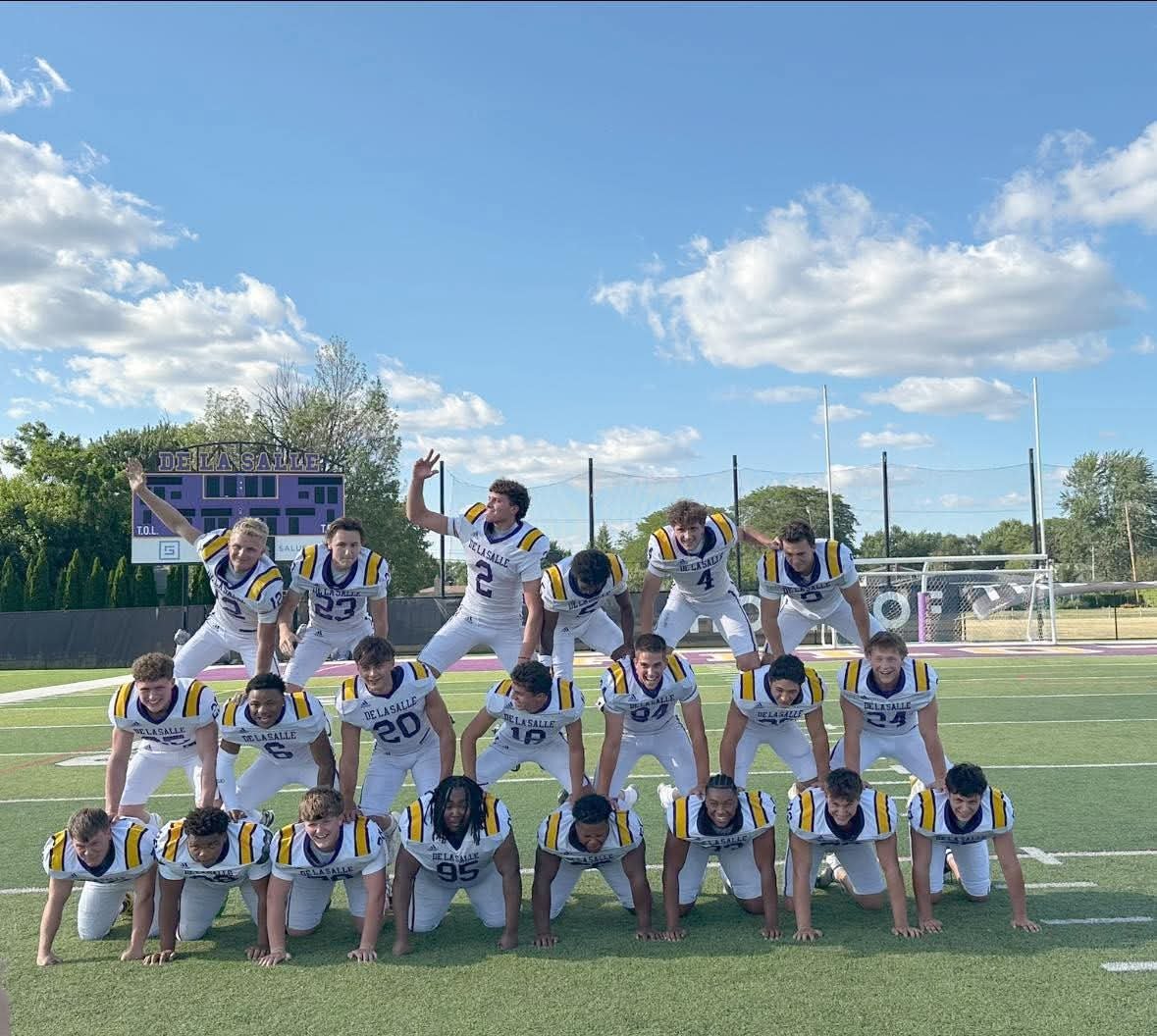 BBullock2027's tweet photo. More than teammates. Brothers for life.
Making memories before making plays. 💜💛🏈
#OneLastRide #Brotherhood #DeLaSalle https://t.co/eyGv10MXLM