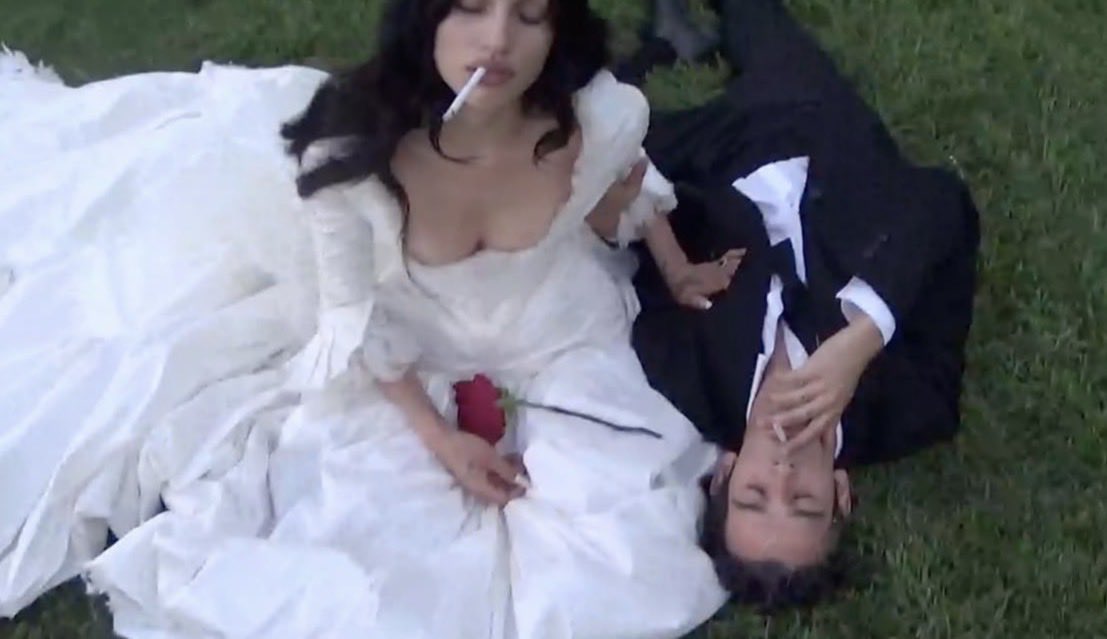 saintdemie's tweet photo. gabbriette and matty healy’s wedding pictures by indiana420bitch ❦ https://t.co/CchRskxnF8