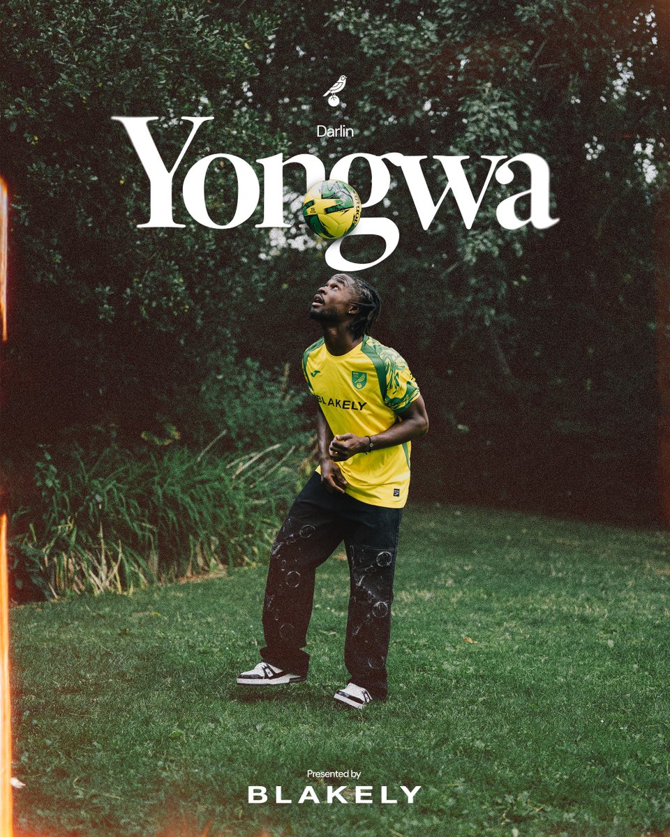 NorwichCityFC's tweet photo. Norwich City are delighted to announce the signing of Cameroon international Darlin Yongwa 🤝🔰