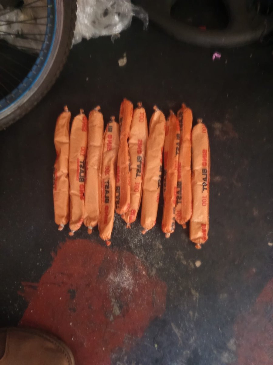 SAPoliceService's tweet photo. #sapsGP [OPERATION KARABO YIELDS POSITIVE RESULTS IN ROODEPOORT AND LANGLAAGTE, JOHANNESBURG DISTRICT]

On Monday, 03 August 2026, a static deployment operation was conducted at the Main Reef mining sites in Roodepoort and Langlaagte, Johannesburg District. The operation involved members of the South African National Defence Force (SANDF), Public Order Policing (POP), the K9 Unit, and Visible Policing (Vispol).

During the operation in Roodepoort, members recovered and seized 34 rounds of AK-47 ammunition.

A similar operation was conducted in the Langlaagte area the same day, where #IllegalMining equipment that include 19 pendukas, 4 stamping pots, 1 stamping stick, and 40 iron balls, were confiscated. Alcohol was also seized. No suspects were arrested during the operations.

In another separate incident, the police in Carletonville arrested two suspects on 04 August 2026 after they were found in possession on 10 tube explosives 16 detonators and a 10m detonator cord. Two suspects aged 23 and 24 are expected to appear before court soon on a charge of possession of explosives. #FightingCrime ML