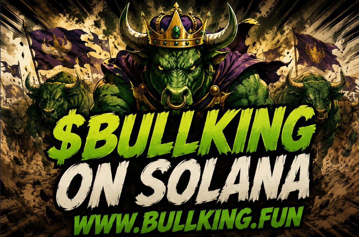 BullKingXSol's tweet photo. We are launching $BULLKING

$BULLKING is a decentralized meme coin built on #Solana

First 1,500 Address 50,000 $BULLKING

Follow 🔔like, RT (Drop your $SOL wallet)

Snapshots 12 hours ⏳
Presales : https://t.co/wJwsHUKVmV https://t.co/PsmHioaaiS