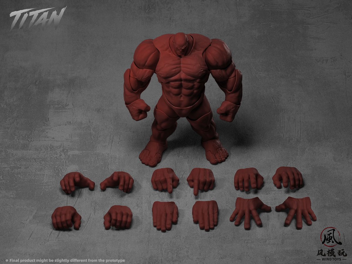 UniverseChew's tweet photo. ［Pre-order］🔥💪🏻Wind Toys 1/12 Super Action Muscle Body Titan (Light / Green / Red / Grey Skin) 

Release: Q4 2026

Link：
https://t.co/abR6kz2jDi

https://t.co/0f8JLYJHRF

https://t.co/DQTxfD5LG7

https://t.co/fB2hjCzUdW https://t.co/aLADBY14mD