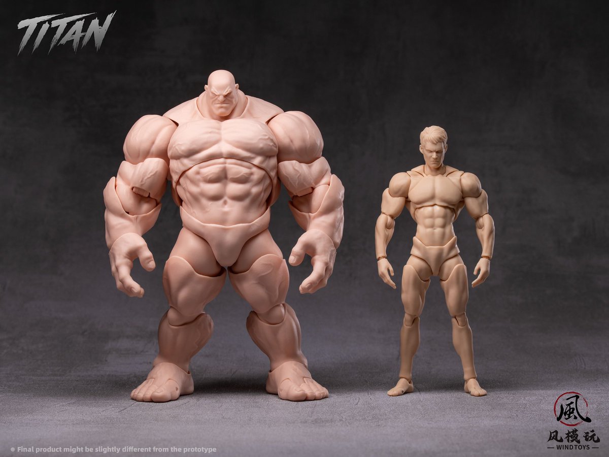 UniverseChew's tweet photo. ［Pre-order］🔥💪🏻Wind Toys 1/12 Super Action Muscle Body Titan (Light / Green / Red / Grey Skin) 

Release: Q4 2026

Link：
https://t.co/abR6kz2jDi

https://t.co/0f8JLYJHRF

https://t.co/DQTxfD5LG7

https://t.co/fB2hjCzUdW https://t.co/aLADBY14mD